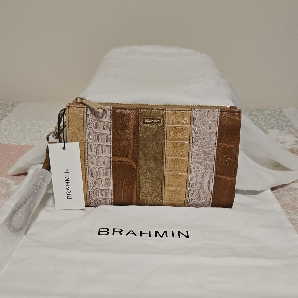 NWT. BRAHMIN DAISY in NATURAL FLASHBACK. Brahmin Exclusive.
